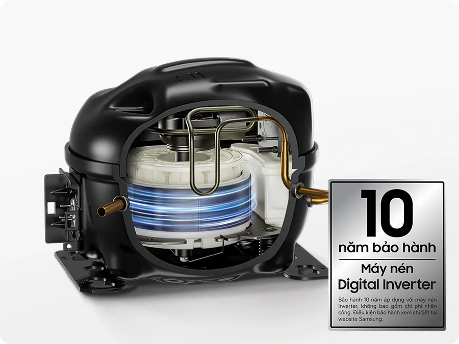 Tủ Lạnh SamSung RB30N4190B1/SV Ngăn Đông Mềm Optimal Fresh Zone 307 L với máy nén Digital Inverter thế hệ mới bảo hành lên đến 10 năm 